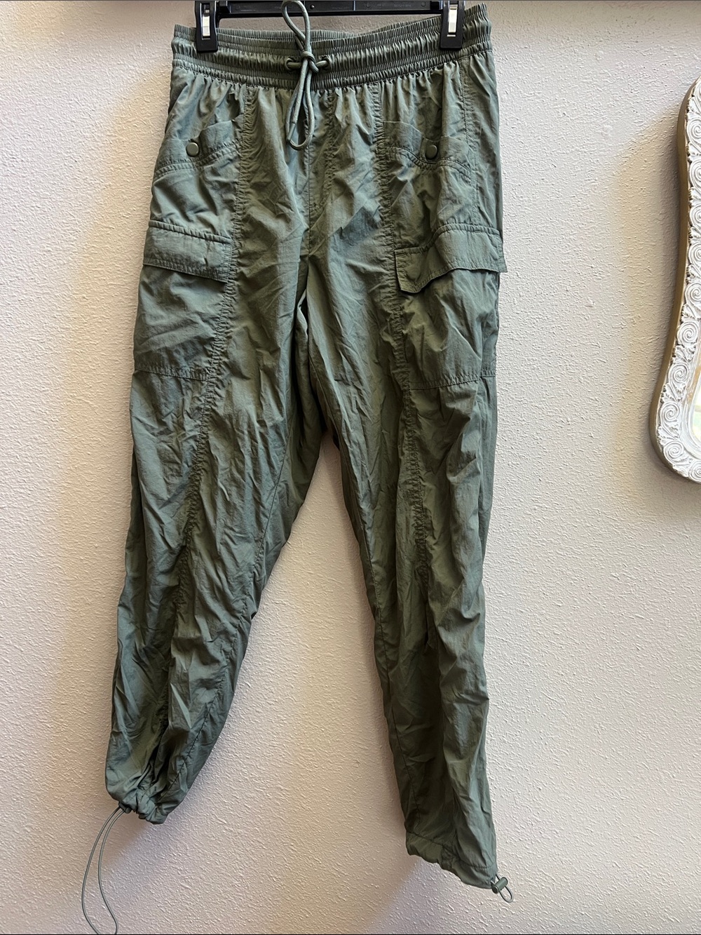 Avia Olive Green Drawstring Cargo Joggers